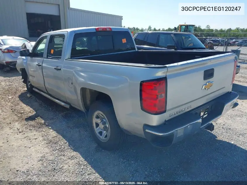 2014 Chevrolet Silverado 1500 Work Truck 2Wt VIN: 3GCPCPEC1EG120247 Lot: 42257733