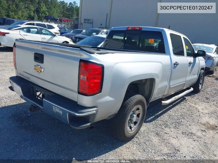 2014 Chevrolet Silverado 1500 Work Truck 2Wt VIN: 3GCPCPEC1EG120247 Lot: 42257733