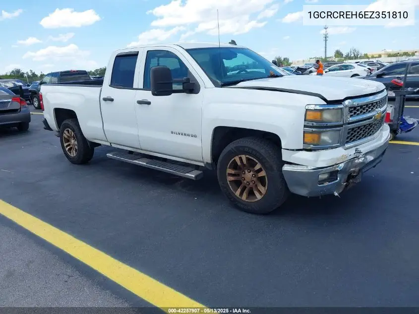 2014 Chevrolet Silverado 1500 1Lt VIN: 1GCRCREH6EZ351810 Lot: 42257907