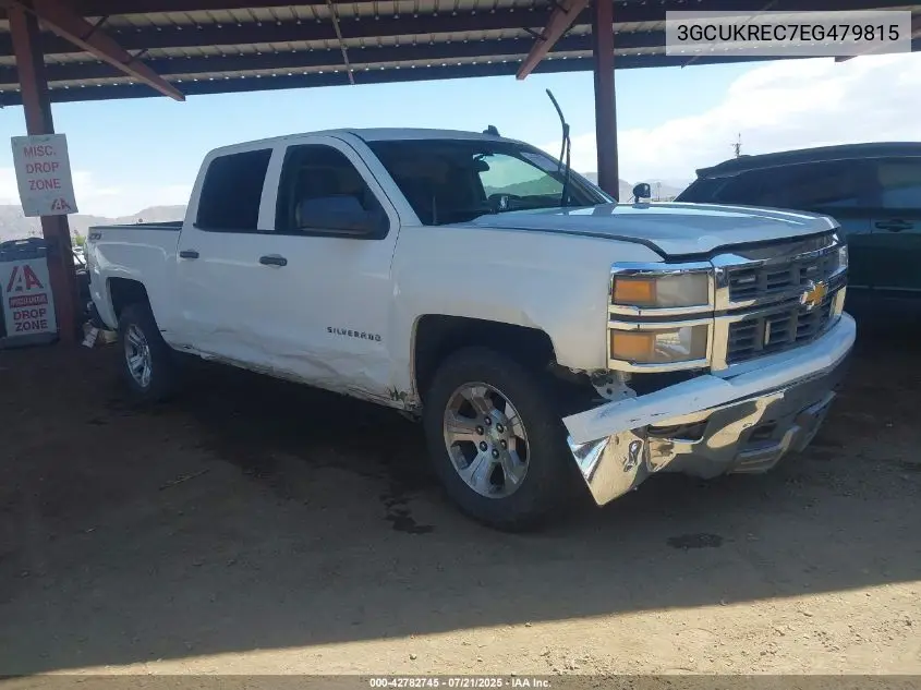 2014 Chevrolet Silverado 1500 2Lt VIN: 3GCUKREC7EG479815 Lot: 42782745