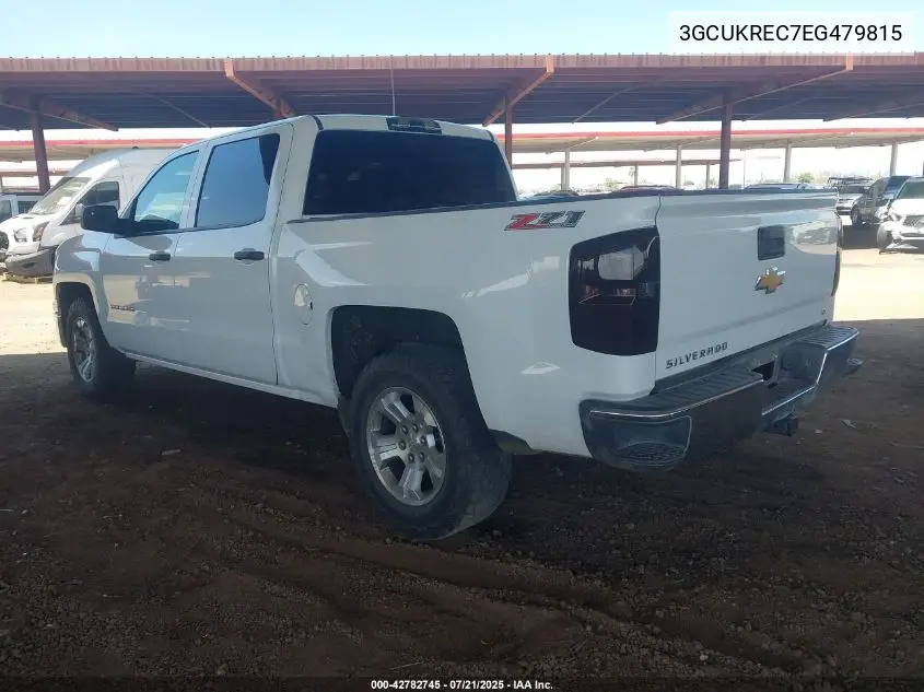 2014 Chevrolet Silverado 1500 2Lt VIN: 3GCUKREC7EG479815 Lot: 42782745
