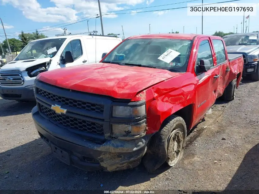2014 Chevrolet Silverado 1500 Work Truck 1Wt VIN: 3GCUKPEH0EG197693 Lot: 42784244