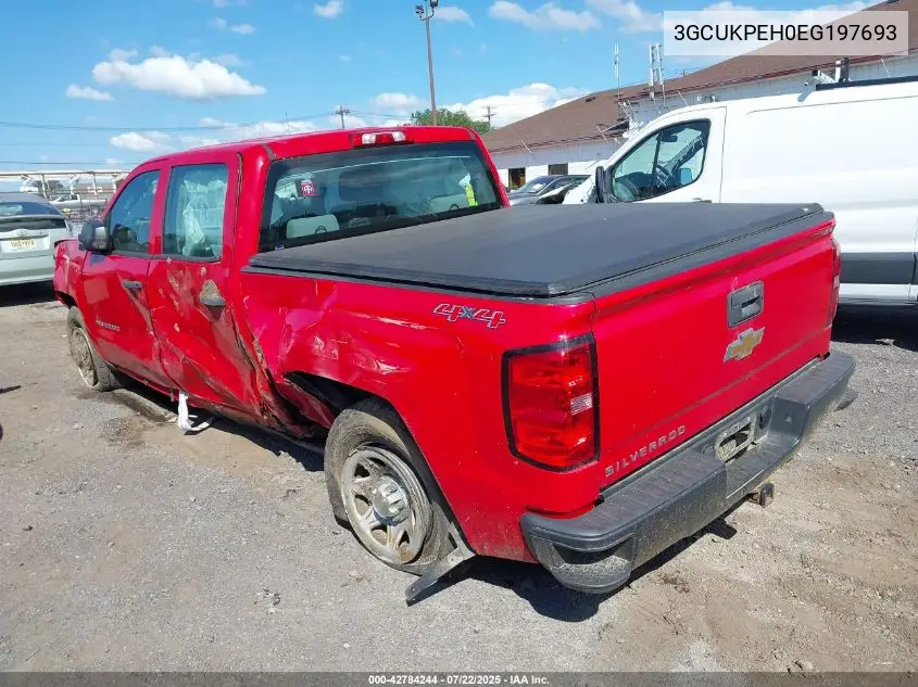 2014 Chevrolet Silverado 1500 Work Truck 1Wt VIN: 3GCUKPEH0EG197693 Lot: 42784244