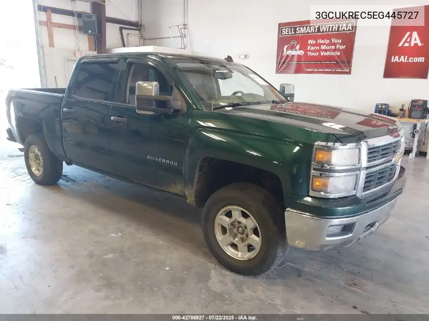 2014 Chevrolet Silverado 1500 2Lt VIN: 3GCUKREC5EG445727 Lot: 42786927