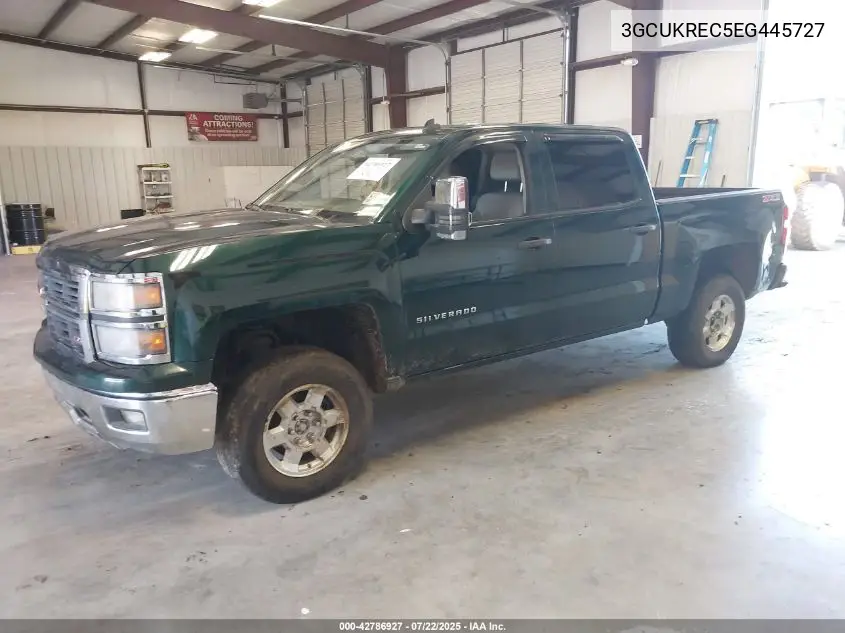 2014 Chevrolet Silverado 1500 2Lt VIN: 3GCUKREC5EG445727 Lot: 42786927