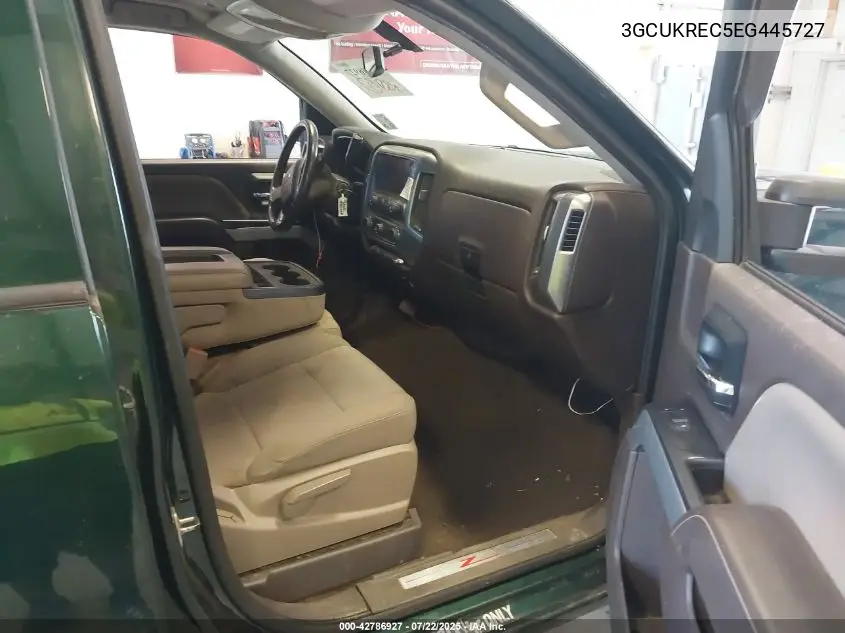 2014 Chevrolet Silverado 1500 2Lt VIN: 3GCUKREC5EG445727 Lot: 42786927
