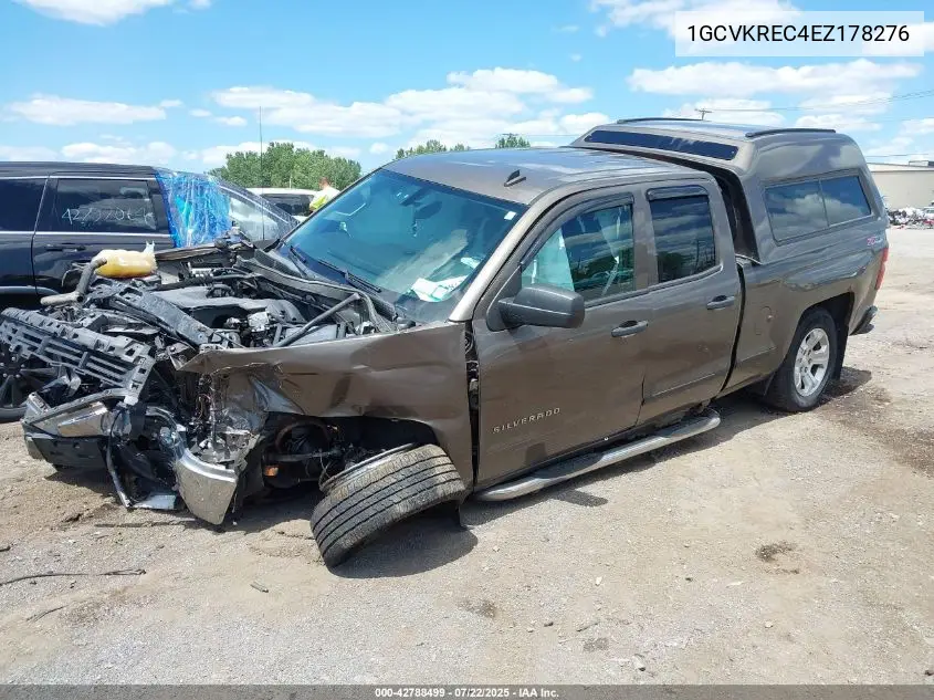 2014 Chevrolet Silverado 1500 2Lt VIN: 1GCVKREC4EZ178276 Lot: 42788499