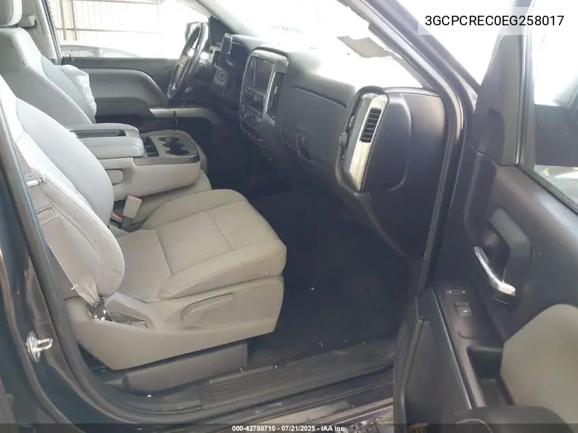 2014 Chevrolet Silverado 1500 1Lt VIN: 3GCPCREC0EG258017 Lot: 42788710