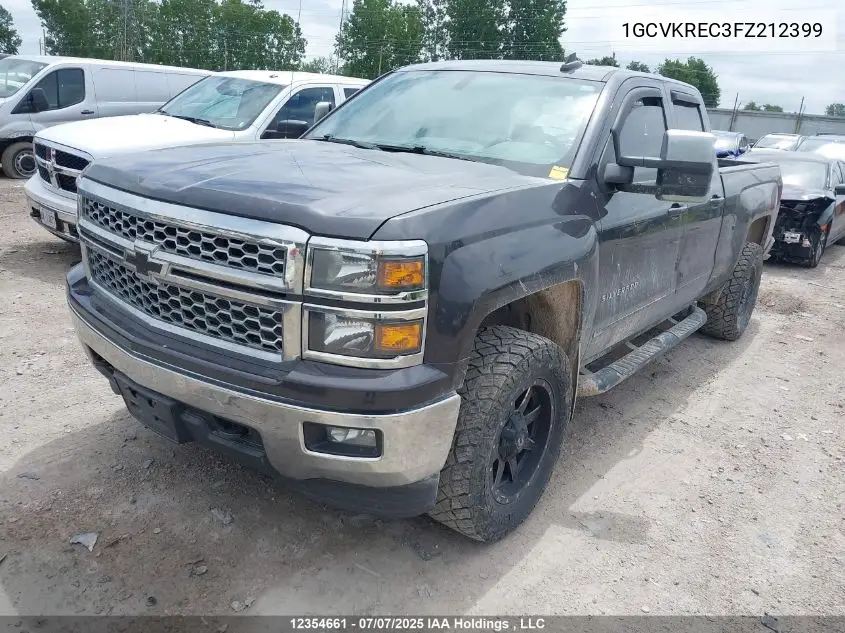 2015 Chevrolet Silverado 1500 1Lt/2Lt VIN: 1GCVKREC3FZ212399 Lot: 12354661