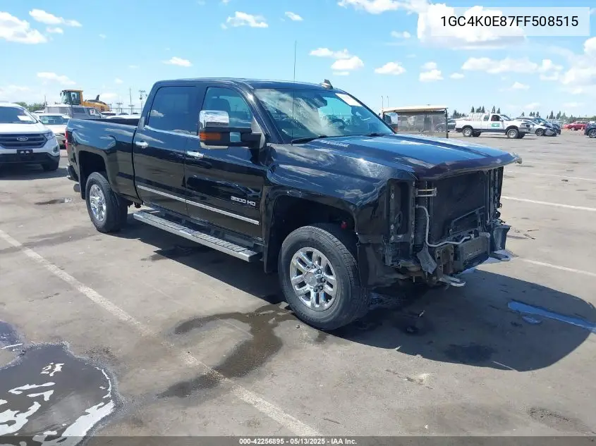 2015 Chevrolet Silverado 3500Hd Ltz VIN: 1GC4K0E87FF508515 Lot: 42256895