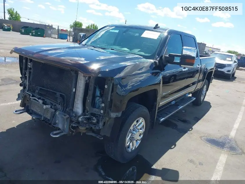 2015 Chevrolet Silverado 3500Hd Ltz VIN: 1GC4K0E87FF508515 Lot: 42256895
