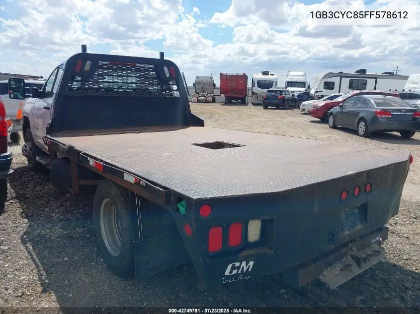2015 Chevrolet Silverado 3500Hd Chassis Wt VIN: 1GB3CYC85FF578612 Lot: 42749781