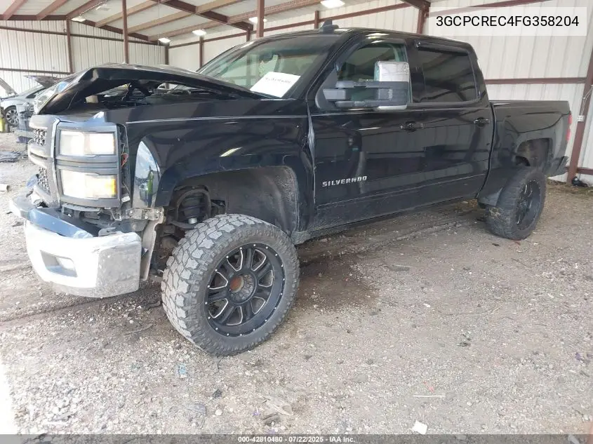 2015 Chevrolet Silverado 1500 1Lt VIN: 3GCPCREC4FG358204 Lot: 42810480