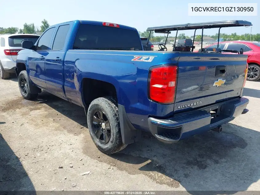 2016 Chevrolet Silverado 1500 2Lt VIN: 1GCVKREC1GZ130950 Lot: 42779828