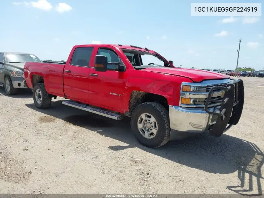2016 Chevrolet Silverado 2500Hd Wt VIN: 1GC1KUEG9GF224919 Lot: 42794587