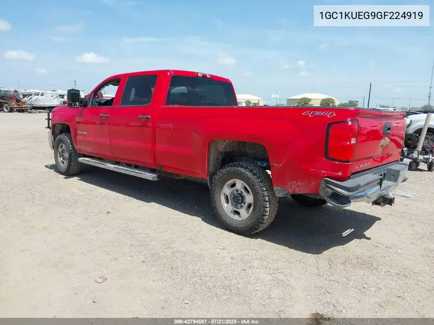 2016 Chevrolet Silverado 2500Hd Wt VIN: 1GC1KUEG9GF224919 Lot: 42794587