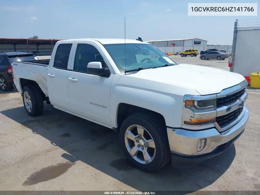 2017 Chevrolet Silverado 1500 1Lt VIN: 1GCVKREC6HZ141766 Lot: 41994629