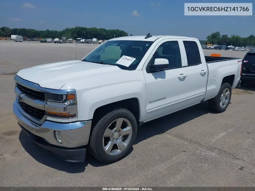 2017 Chevrolet Silverado 1500 1Lt VIN: 1GCVKREC6HZ141766 Lot: 41994629