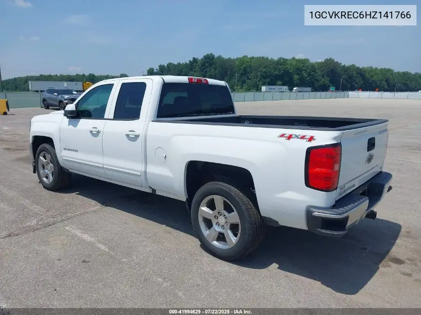 2017 Chevrolet Silverado 1500 1Lt VIN: 1GCVKREC6HZ141766 Lot: 41994629
