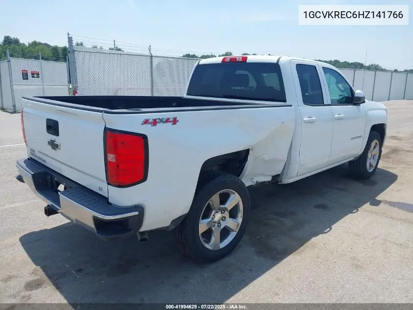 2017 Chevrolet Silverado 1500 1Lt VIN: 1GCVKREC6HZ141766 Lot: 41994629