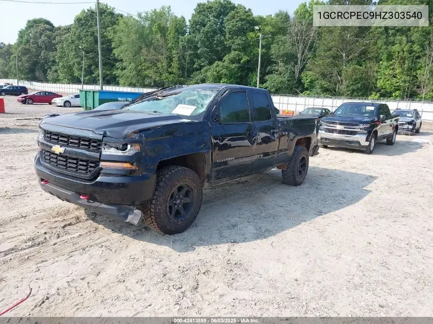 2017 Chevrolet Silverado 1500 Custom VIN: 1GCRCPEC9HZ303540 Lot: 42413899