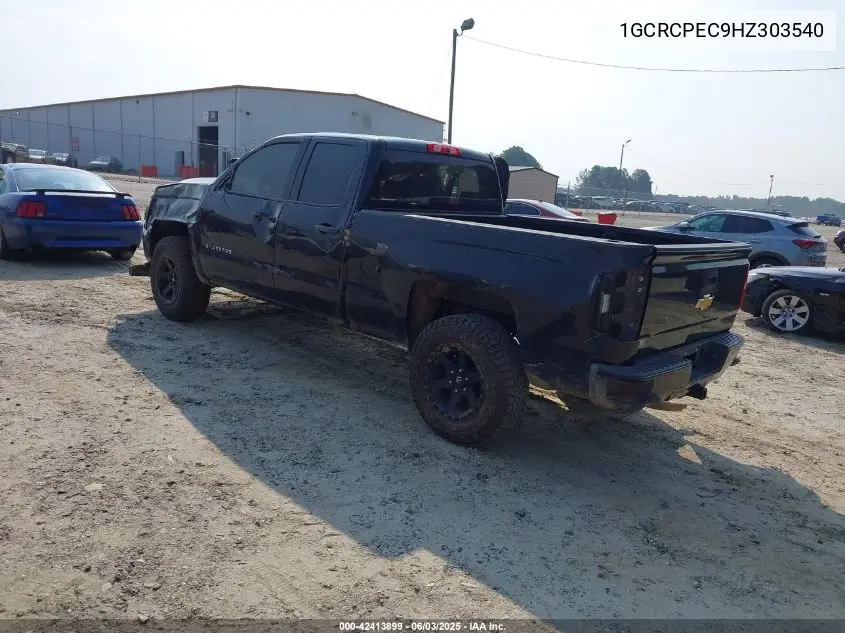 2017 Chevrolet Silverado 1500 Custom VIN: 1GCRCPEC9HZ303540 Lot: 42413899