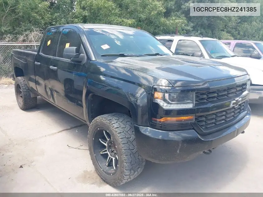 2017 Chevrolet Silverado 1500 Custom VIN: 1GCRCPEC8HZ241385 Lot: 42607083