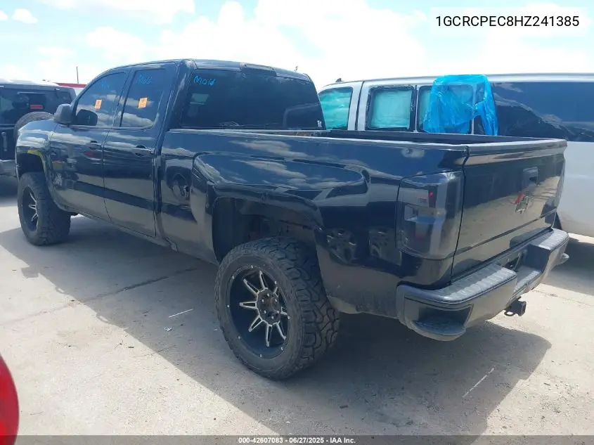 2017 Chevrolet Silverado 1500 Custom VIN: 1GCRCPEC8HZ241385 Lot: 42607083
