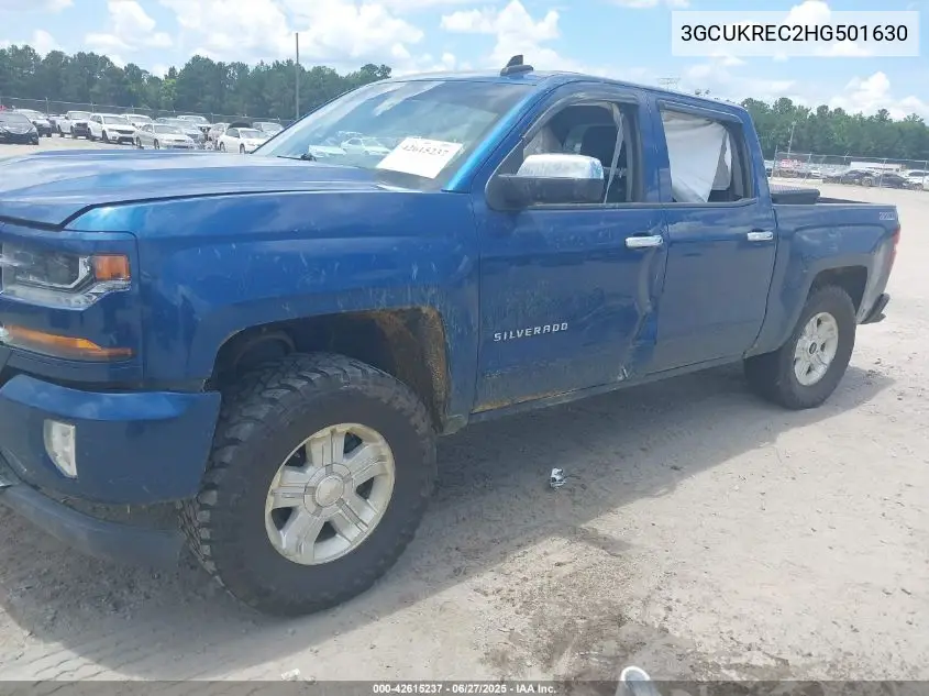 2017 Chevrolet Silverado 1500 2Lt VIN: 3GCUKREC2HG501630 Lot: 42615237