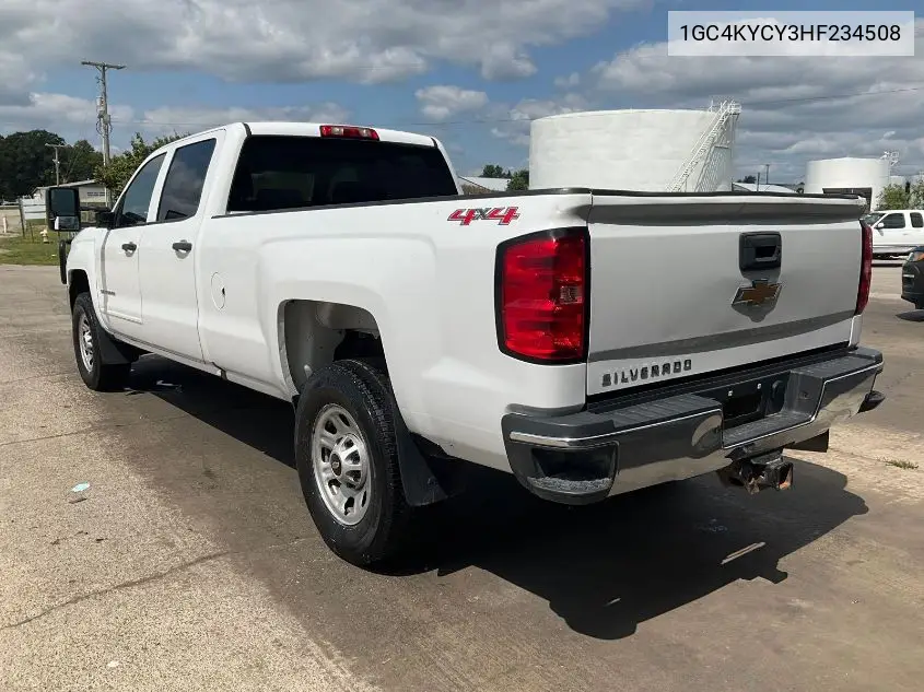 2017 Chevrolet Silverado K3500 VIN: 1GC4KYCY3HF234508 Lot: 42632700