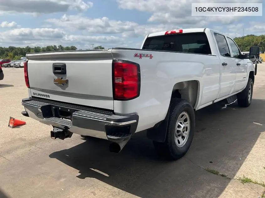 2017 Chevrolet Silverado K3500 VIN: 1GC4KYCY3HF234508 Lot: 42632700