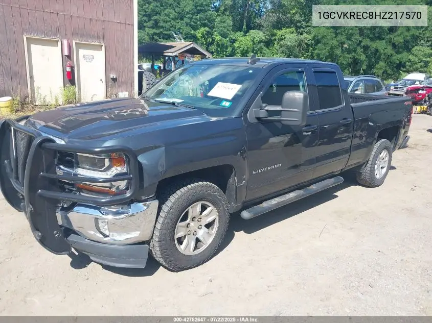 2017 Chevrolet Silverado 1500 1Lt VIN: 1GCVKREC8HZ217570 Lot: 42782647