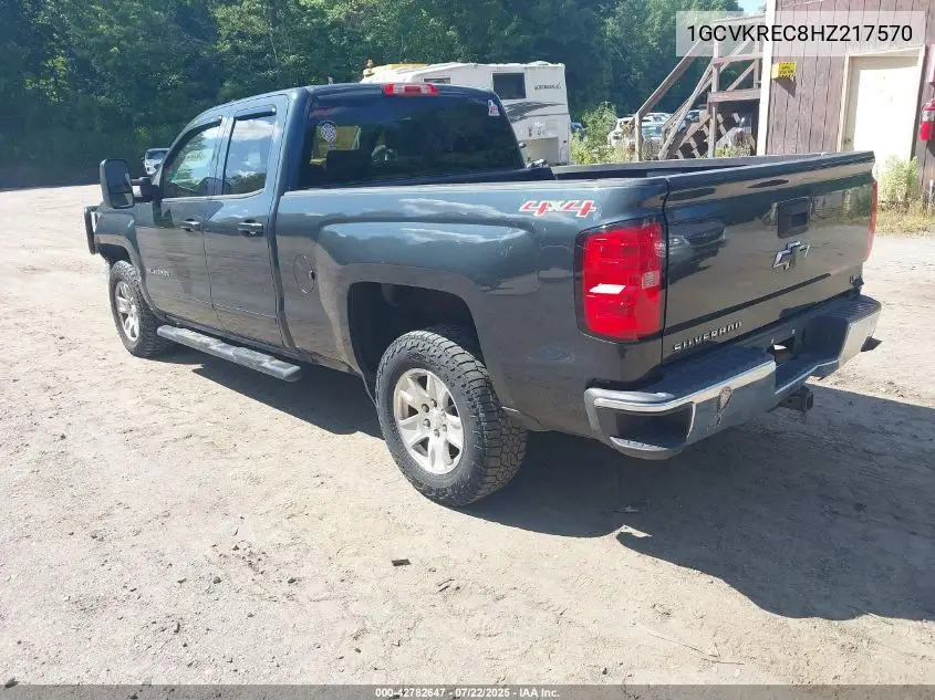 2017 Chevrolet Silverado 1500 1Lt VIN: 1GCVKREC8HZ217570 Lot: 42782647