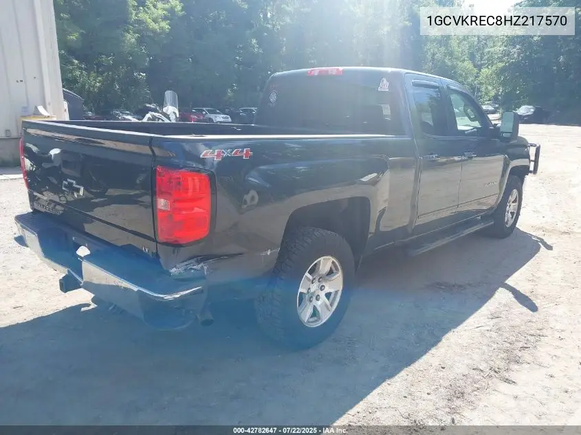 2017 Chevrolet Silverado 1500 1Lt VIN: 1GCVKREC8HZ217570 Lot: 42782647