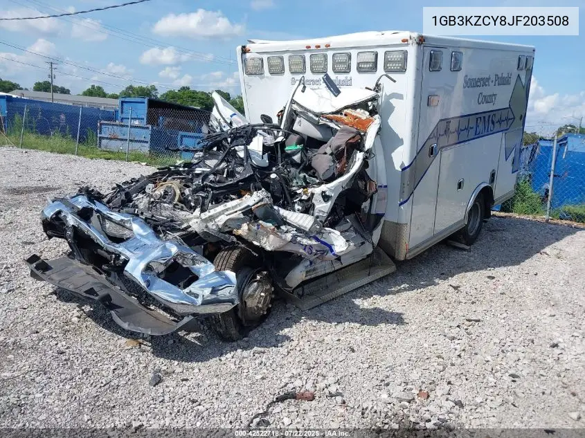 2018 Chevrolet Silverado 3500Hd Chassis Lt VIN: 1GB3KZCY8JF203508 Lot: 42522718