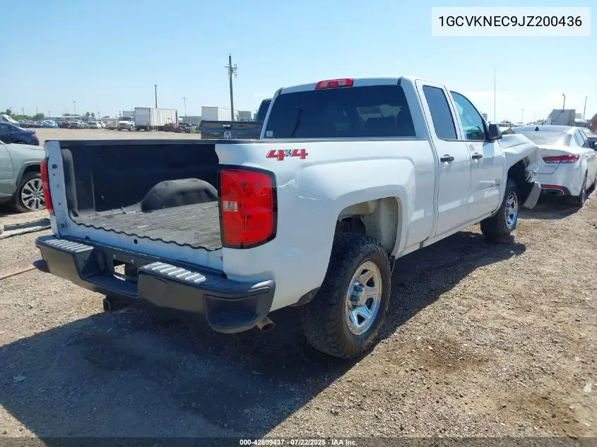 2018 Chevrolet Silverado 1500 Wt VIN: 1GCVKNEC9JZ200436 Lot: 42809437