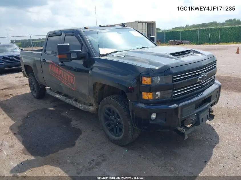 2018 Chevrolet Silverado 2500Hd Ltz VIN: 1GC1KWEY4JF171235 Lot: 42819348