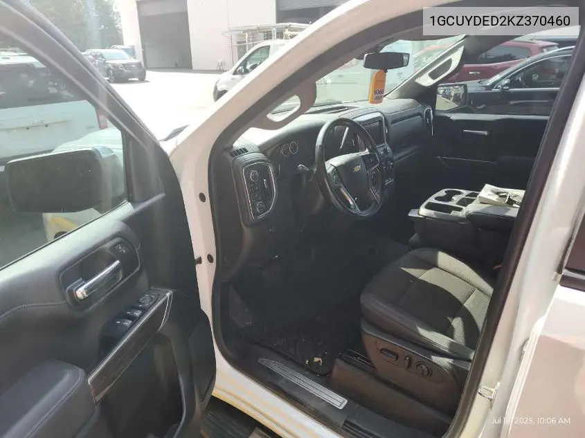 2019 Chevrolet Silverado K1500 Lt VIN: 1GCUYDED2KZ370460 Lot: 42818710