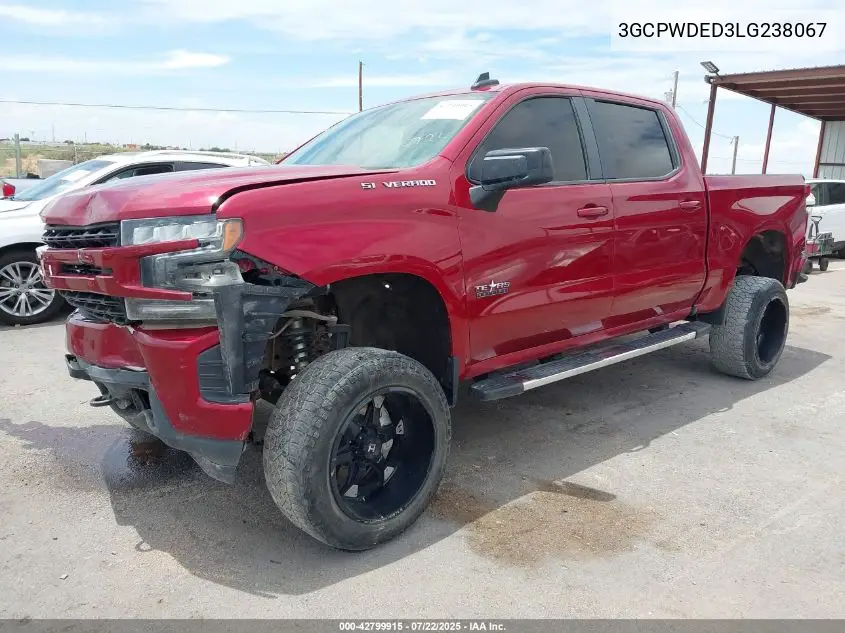 2020 Chevrolet Silverado 1500 2Wd Short Bed Rst VIN: 3GCPWDED3LG238067 Lot: 42799915