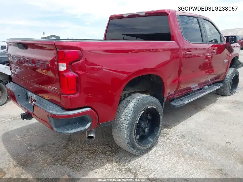 2020 Chevrolet Silverado 1500 2Wd Short Bed Rst VIN: 3GCPWDED3LG238067 Lot: 42799915