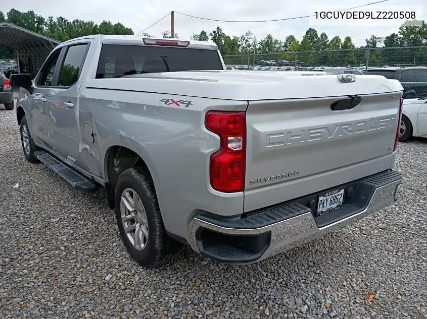 2020 Chevrolet Silverado K1500 Lt VIN: 1GCUYDED9LZ220508 Lot: 42811033