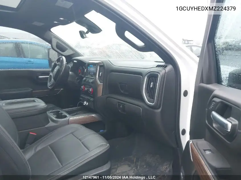 2021 Chevrolet Silverado 1500 VIN: 1GCUYHEDXMZ224379 Lot: 12147961