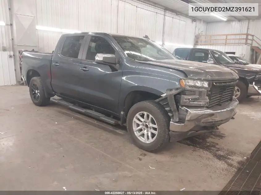 2021 Chevrolet Silverado 1500 4Wd Short Bed Lt VIN: 1GCUYDED2MZ391621 Lot: 42258827