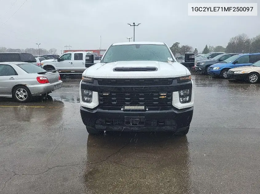 2021 Chevrolet Silverado K2500 Heavy Duty VIN: 1GC2YLE71MF250097 Lot: 42272273