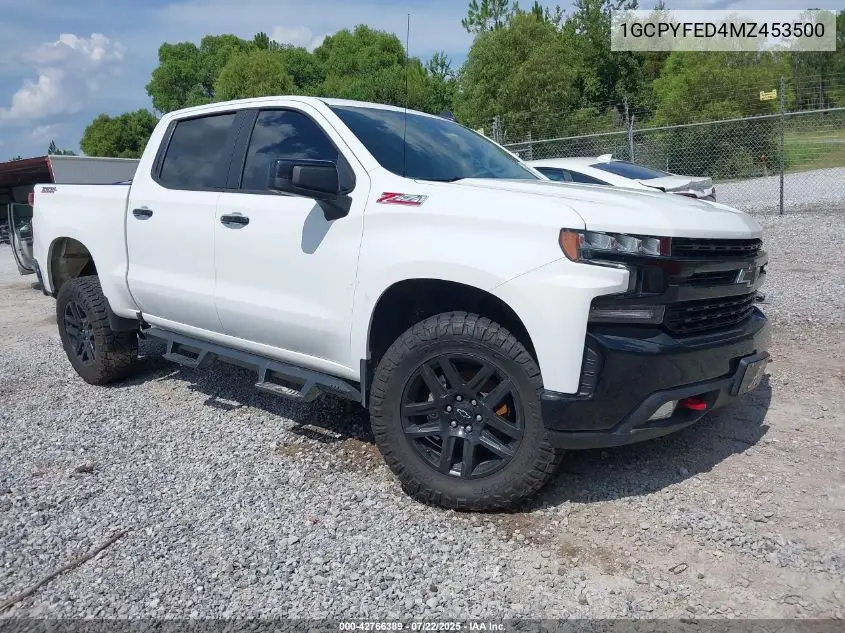 2021 Chevrolet Silverado 1500 4Wd Short Bed Lt Trail Boss VIN: 1GCPYFED4MZ453500 Lot: 42766389