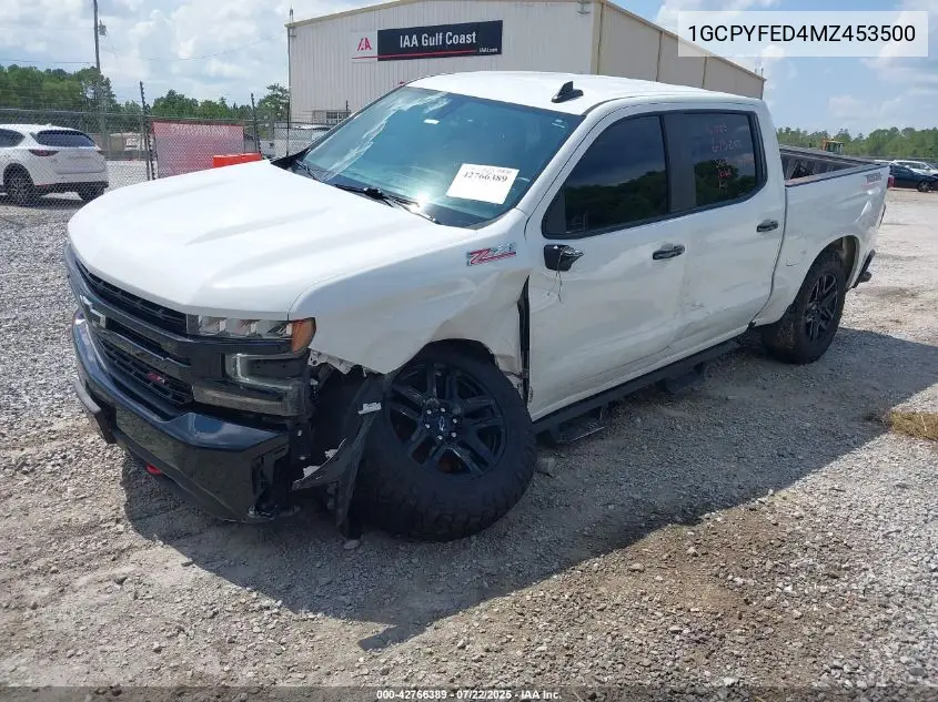 2021 Chevrolet Silverado 1500 4Wd Short Bed Lt Trail Boss VIN: 1GCPYFED4MZ453500 Lot: 42766389