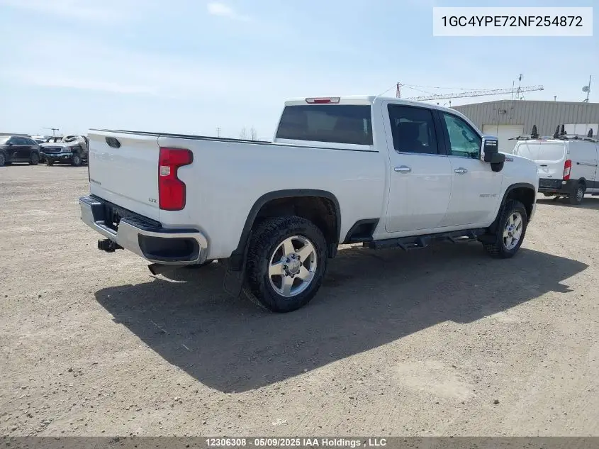 2022 Chevrolet Silverado K2500 Heavy Duty Ltz VIN: 1GC4YPE72NF254872 Lot: 12306308