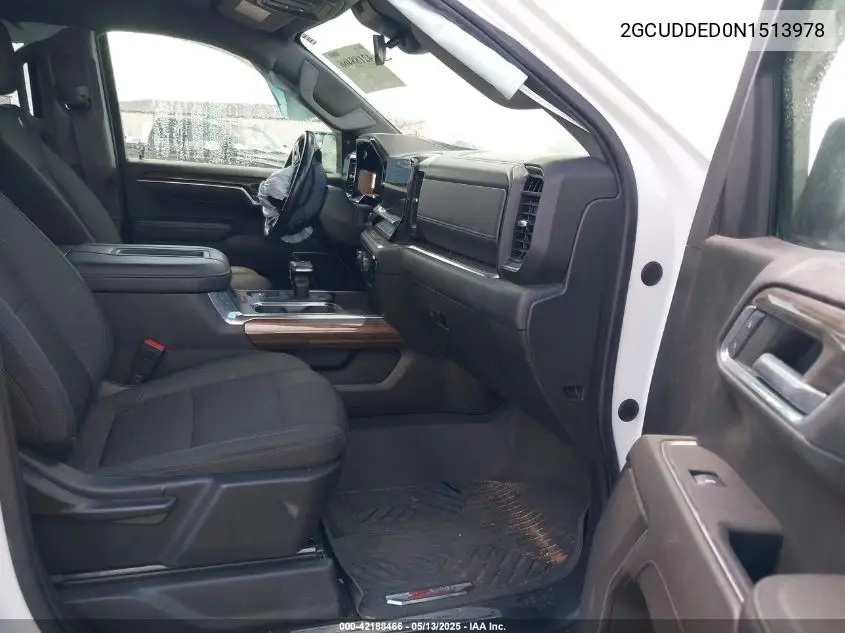 2022 Chevrolet Silverado K1500 Lt VIN: 2GCUDDED0N1513978 Lot: 42188466