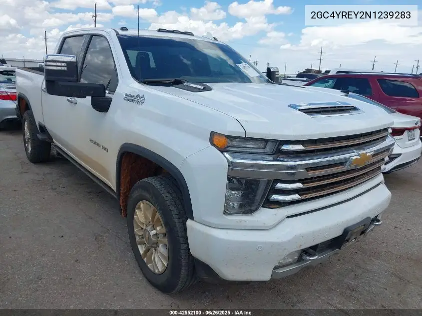 2022 Chevrolet Silverado 2500Hd 4Wd Standard Bed High Country VIN: 2GC4YREY2N1239283 Lot: 42552100