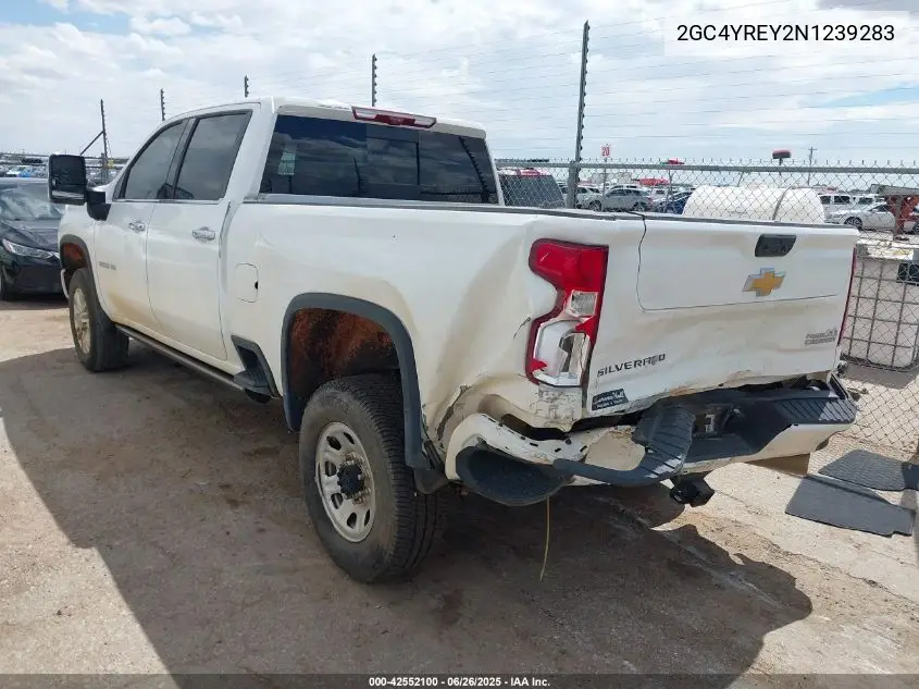 2022 Chevrolet Silverado 2500Hd 4Wd Standard Bed High Country VIN: 2GC4YREY2N1239283 Lot: 42552100